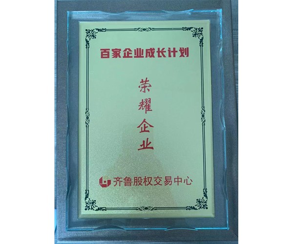 热烈庆贺我公司荣获“2020年度最具成长价值的企业”和百家企业成长计划荣耀企业。
